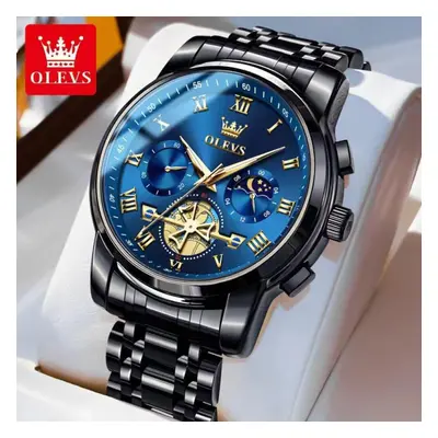 (like the picture 6) Olevs With Gift Box Multifunctional Waterproof Quartz Watch Luminous Non-me