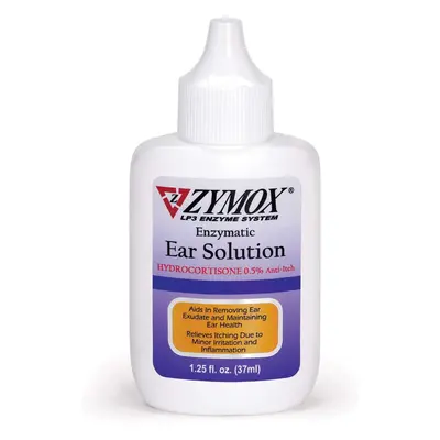 ZYMOX Enzymatic Ear Solution with 0.5% Hydrocortisone for Dogs & Cats