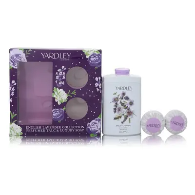 Yardley English Lavender Collection - Perfumed Talc 200G & Luxury Soap 100G