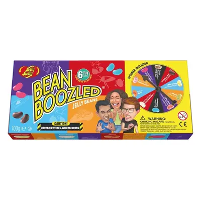 Jelly Belly BeanBoozled Spinner Jelly Beans Game Gift Box 100g, 6th Edition with New Flavors Sti