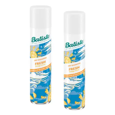 Batiste Instant Hair Refresh Dry Shampoo Fresh - 6.73 oz (Pack of 2)