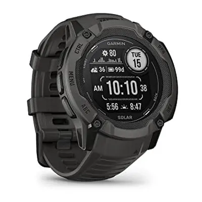 Garmin Instinct 2X SOLAR, Large Rugged GPS Smartwatch, Built-in Sports Apps and Health Monitorin