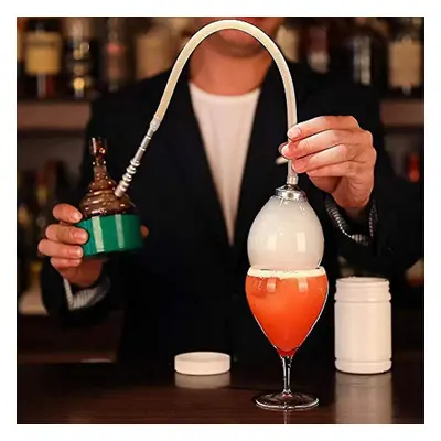 Cocktail Smoker Portable Molecular Cooking Smoking Gun Food Smoker Durable Bubble Water Sprayer 