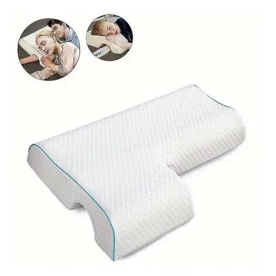 (1pc Arched Cuddle Pillow With Slow Rebound Memory Foam For Couples - Anti-pressure Hand Pillow 