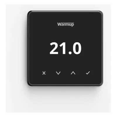 Warmup Element Wifi Smart Underfloor Heating Temperature System Controller Dark