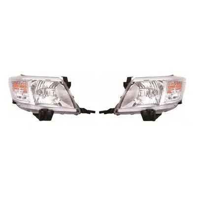 Toyota Hi-Lux Pickup 2012-10/2016 Headlights Headlamps Pair O/S & N/S