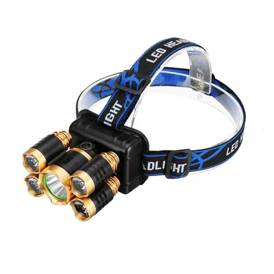 (With battery) LEDs Ultra Bright Rotatable LED Headlight Long Shoot Head Lamp For Hunting Fishin