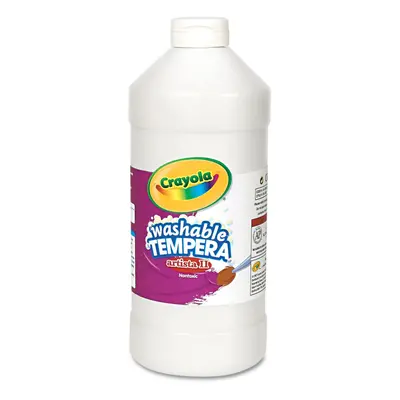 Crayola Artista II Washable Tempera Paint White oz CYO543132053