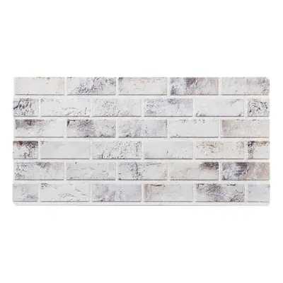 (light grey and black, pcs) vidaXL 3D Wall Panels with Brick Design EPS DIY Wall Tile Cladding T