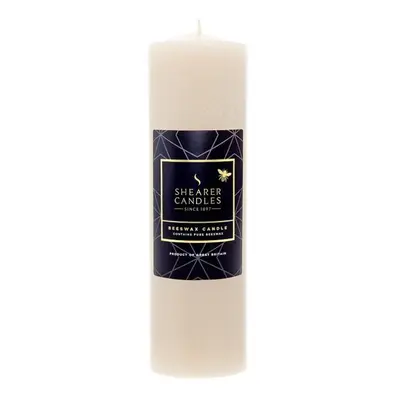 Shearer Candles Beeswax Large Church Candle - Ivory