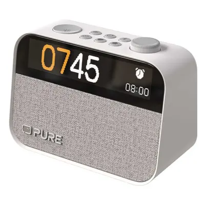 Pure MOMENT Alarm Clock Radio with DAB+ and Bluetooth - White