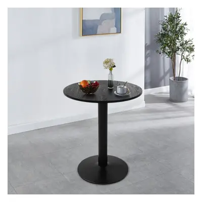 (Black Round Table) Small Round/Square Dining Table Breakfast Kitchen Living Room Cafe Furniture