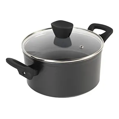 Russell Hobbs RH01712EU Stockpot with Glass Lid, Non-Stick Induction Cooking Pot for Soup/Pasta/