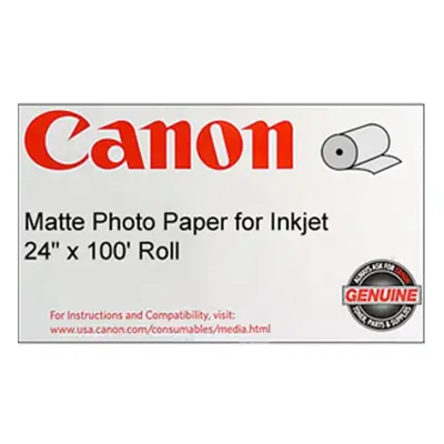 Canon Matte Coated Paper gsm 24&apos;&apos; x feet Roll