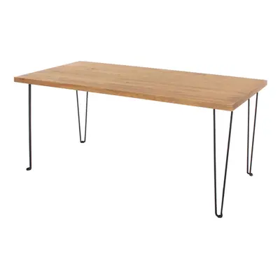 Home Source Henley Minimalist Industrial Pine Coffee Table