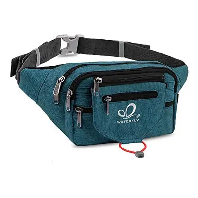 Waterfly Bum Bag Fanny Pack for Men Women Large Waist Pack with Multi Pockets for Running Hiking