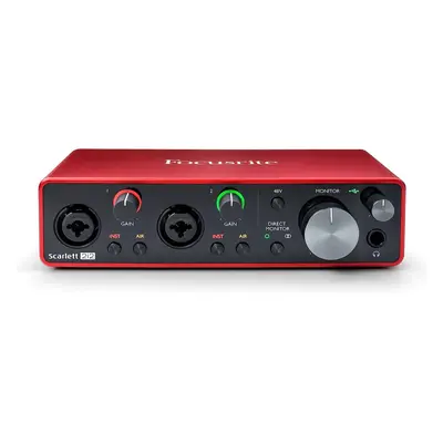 Focusrite Scarlett 2i2 3rd Gen USB Audio Interface for Recording, Songwriting, Streaming and Pod