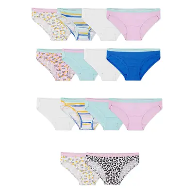 Fruit of the Loom Girls Little Cotton Bikini Underwear Multipacks PackFashion Assorted