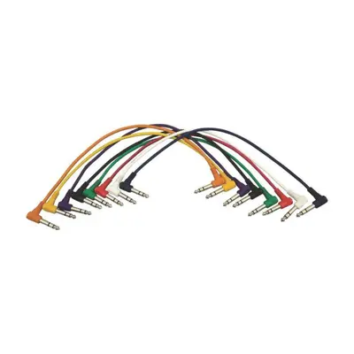 Right-Angle Patch Cables (TRS-TRS 8-pack)