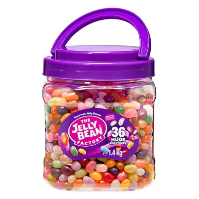 The Jelly Bean Factory Huge Flavours Jar 1.4KG - Jelly Beans - Sweets - Enjoy the Natural Flavou