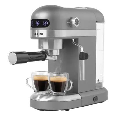 Petra Espresso Coffee Machine Cappuccino Maker 15-Bar Pressure Pump (Open Box)