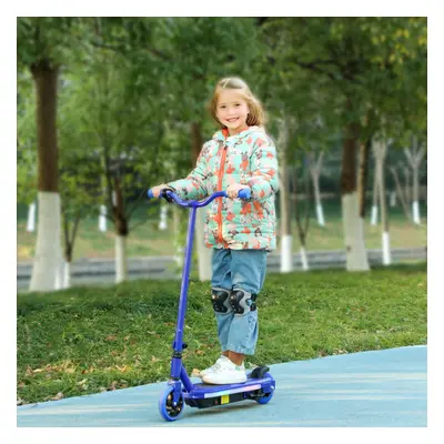 AIYAPLAY Electric Scooter for Ages 6-14, with Colourful Light, Blue