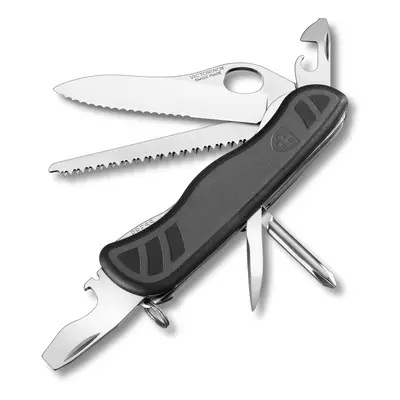 Soldiers Knife Swiss Army Knife, Large, Multi Tool, Functions, Locking Blade, One Hand, Green/Bl