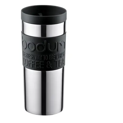 Bodum Stainless Steel Travel Mug, 0.35L, Black