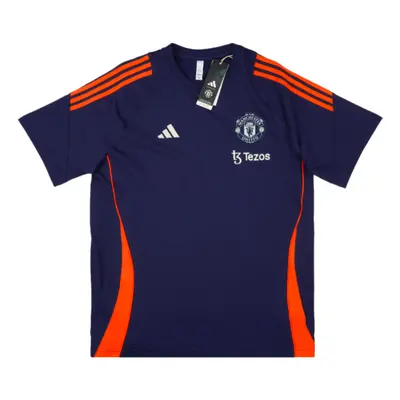 (S) Man Utd Training Tee (Night Indigo)