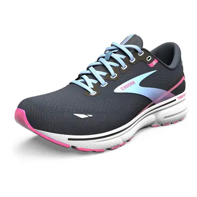 Brooks Women's Ghost Neutral Running Shoe - Ebony/Open Air/Lilac Rose - Medium