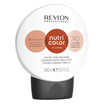 Revlon Nutri Color Filters, Semi Permanent Hair Colour Conditioner, Light Copper, ml