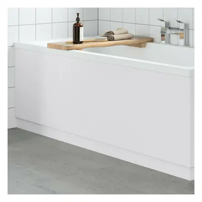 Bathroom Modern Easy Cut 1700mm Front Bath Panel 18mm MDF White Gloss Plinth