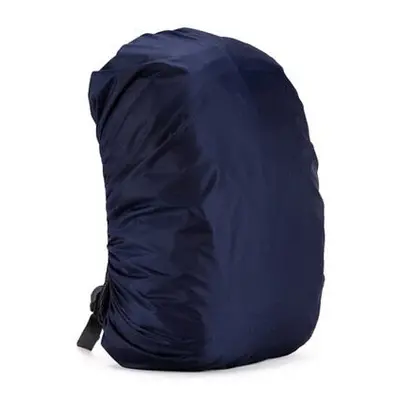 (Navy) 45L Lightweight Nylon Water-resistant Waterproof Backpack Rain Cover Raincoat For Camping