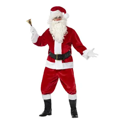 Smiffys Mens Deluxe Santa Claus Christmas Costume Set