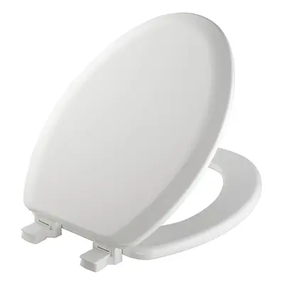 MAYFAIR 1841EC Cameron Toilet Seat will Never Loosen and Easily Remove, ELONGATED, Durable Ename