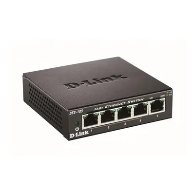 D-Link DES-1005 5-port 10/100 Metal Housing Desktop Switch