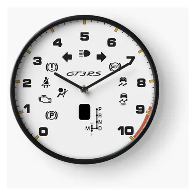 (GT3 RS Gauge=109) Wall Clock Inch Funny Mantel & Tabletop Art Decor for Home Bedroom Office