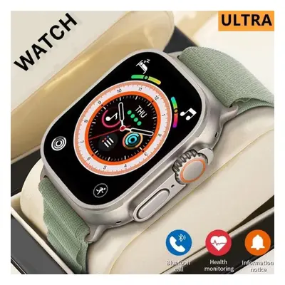 (green, 49mm) Luxury Nfc Smartwatch Amoled Screen Always Show Time Bluetooth Call Ultra Watch Se