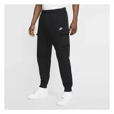 (Black, L) Nike Mens Sportswear Club Fleece Cargo Joggers