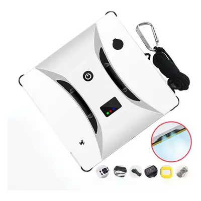 (white, EU plug) Water Spray Window Cleaning Robot Vacuum Cleaner Frame Recognition Intelligent 