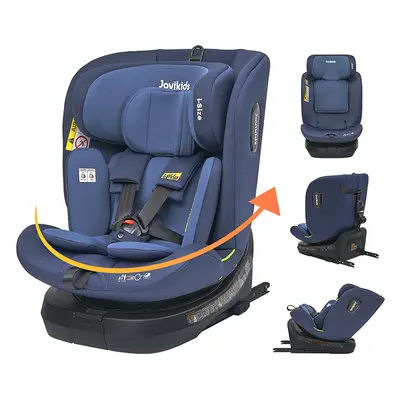 (Blue) Jovikids Car Seat with isofix years Group 0/1+2+3