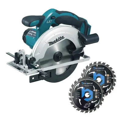 Makita DHS680Z 18v Lithium Brushless Circular Saw 165mm Bare +2 Extra BAP Blades