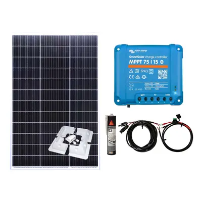 Victron 150w Mono Solar Panel Kit battery charging MPPT Controller brackets