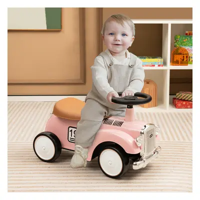 Children's Ride On Toddler Sliding Car Classic Car W/ Under-seat Storage