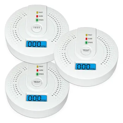 (10PCS) Carbon Monoxide Detector CO Alarm Detector Monitor Home Safety UK