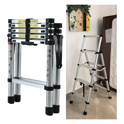 (4+5 Step) A-frame Aluminium Step Ladder Anti-Slip Extendable