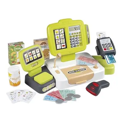 Toy Cash Register 7600350114, Interactive Shopping till for Kids, digital display and sounds