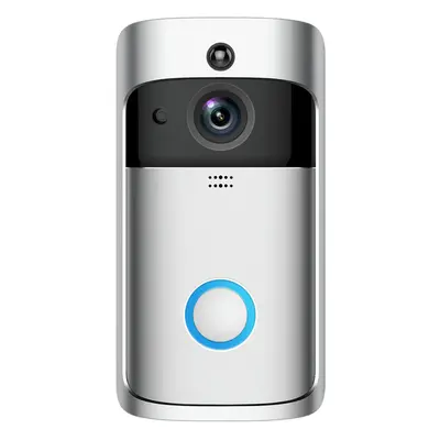 (Doorbell Only(Silver)) Wireless Video Doorbell Camera WiFi Smart Doorring