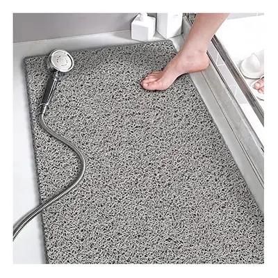 Loofah Shower Mat for Bathtub, Bath Mat Non Slip Anti Mould Antibacterial Soft PVC Bath Mat for 