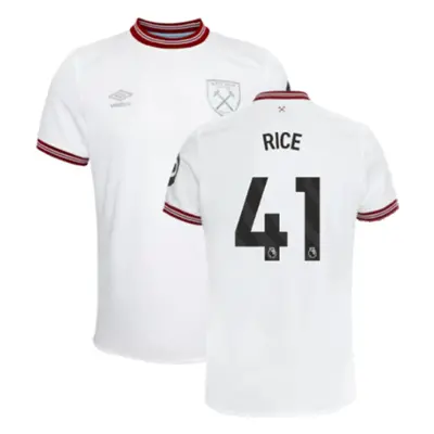 (XLB) West Ham United Away Shirt (Kids) (RICE 41)